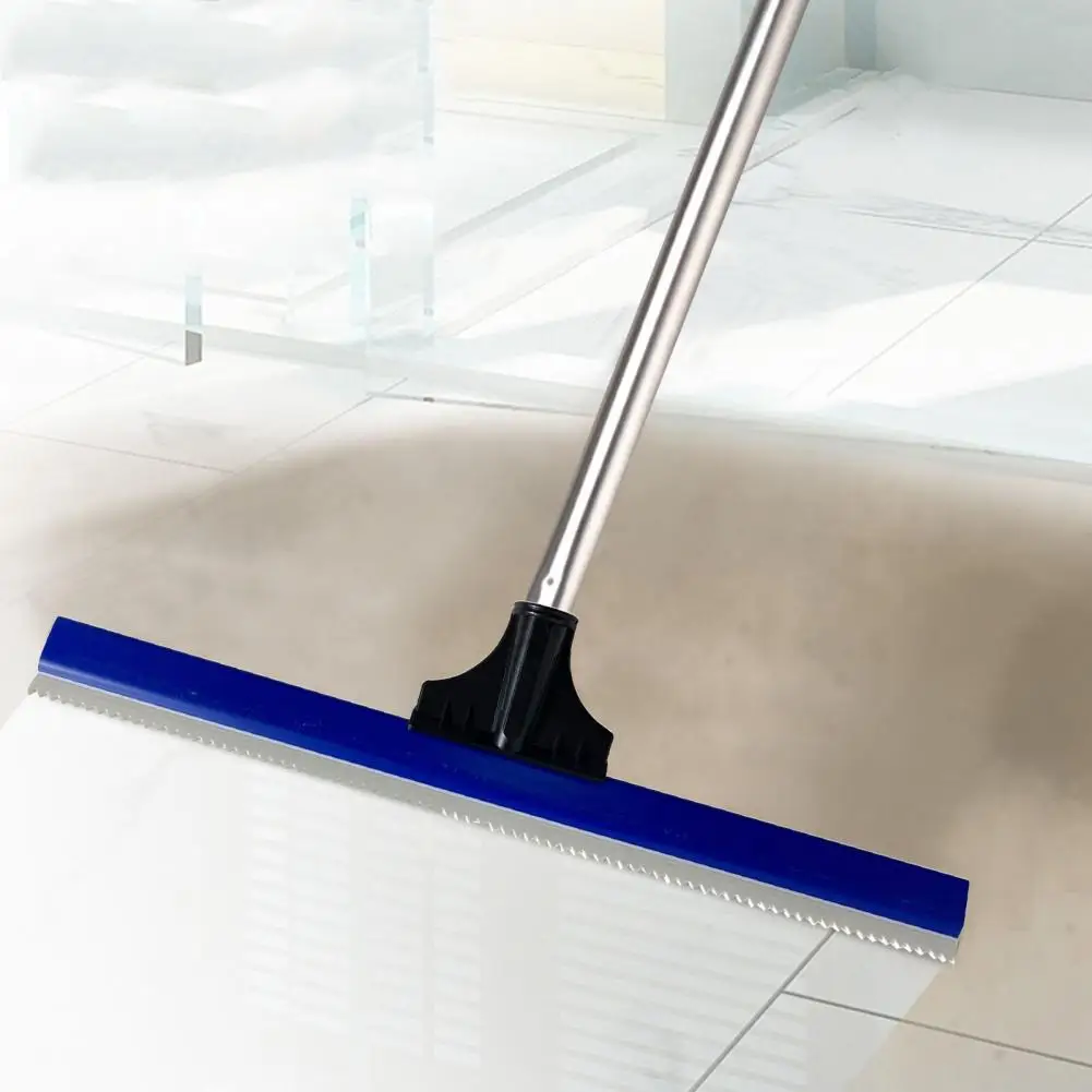 18-50cm Epoxy Notched Squeegee With Soft Rubber Teeth Floor Squeegee...