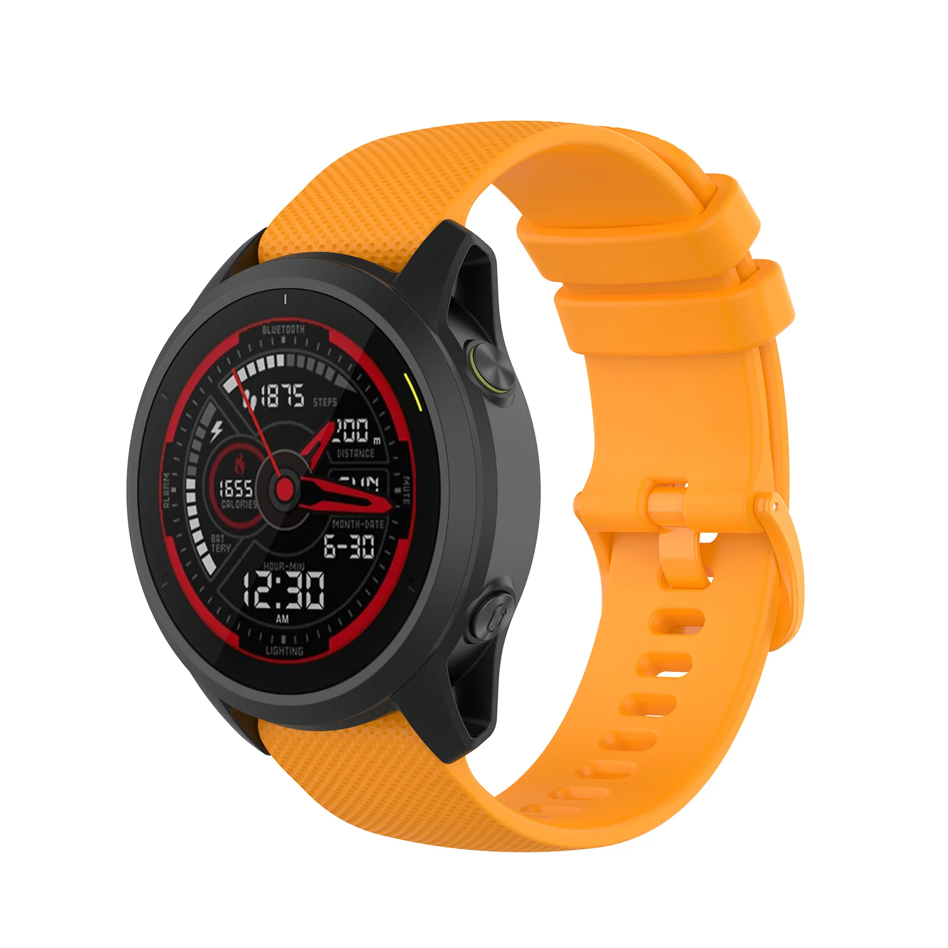 Enhanced Silicone Breathable Wristband Strap - Official 22mm/20mm