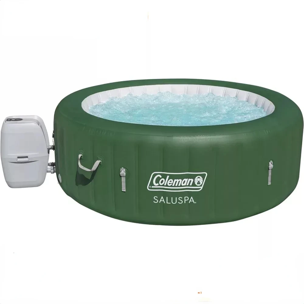 

Inflatable Hot Tub Spa | Portable Hot Tub With Heated Water System and 140 Bubble Jets | Fits Up to 4 People Freight Free