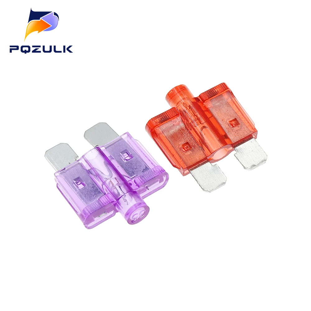 Middle Size Automotive Fuse With Indicator Light Pilot Lamp 5A 10A 15A 20A 25A 30A 35A 40A Medium Fuse With Fusing Indication car fuse kit,blade fuses,car fuses