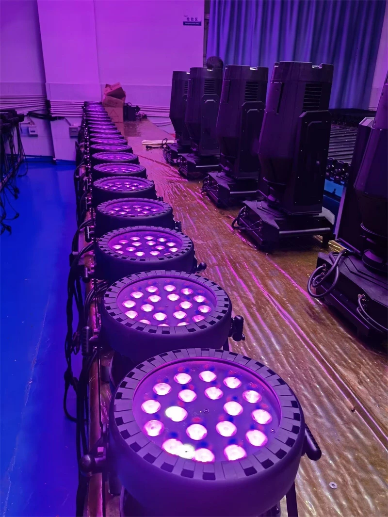 4 pieces waterproof stage night club party 18x10W 4in1 rgbw dmx IP65 led par lig