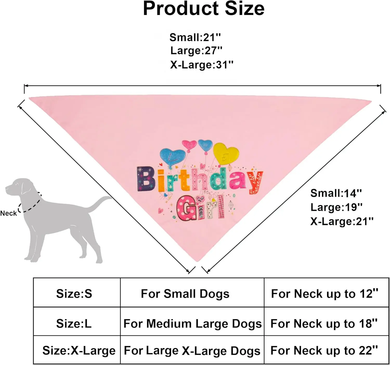 Dog Birthday Hat Bandana Girl-Dog Puppy Birthday Party Supplies-Pink Tutu BirthdayHat Scarf Bow