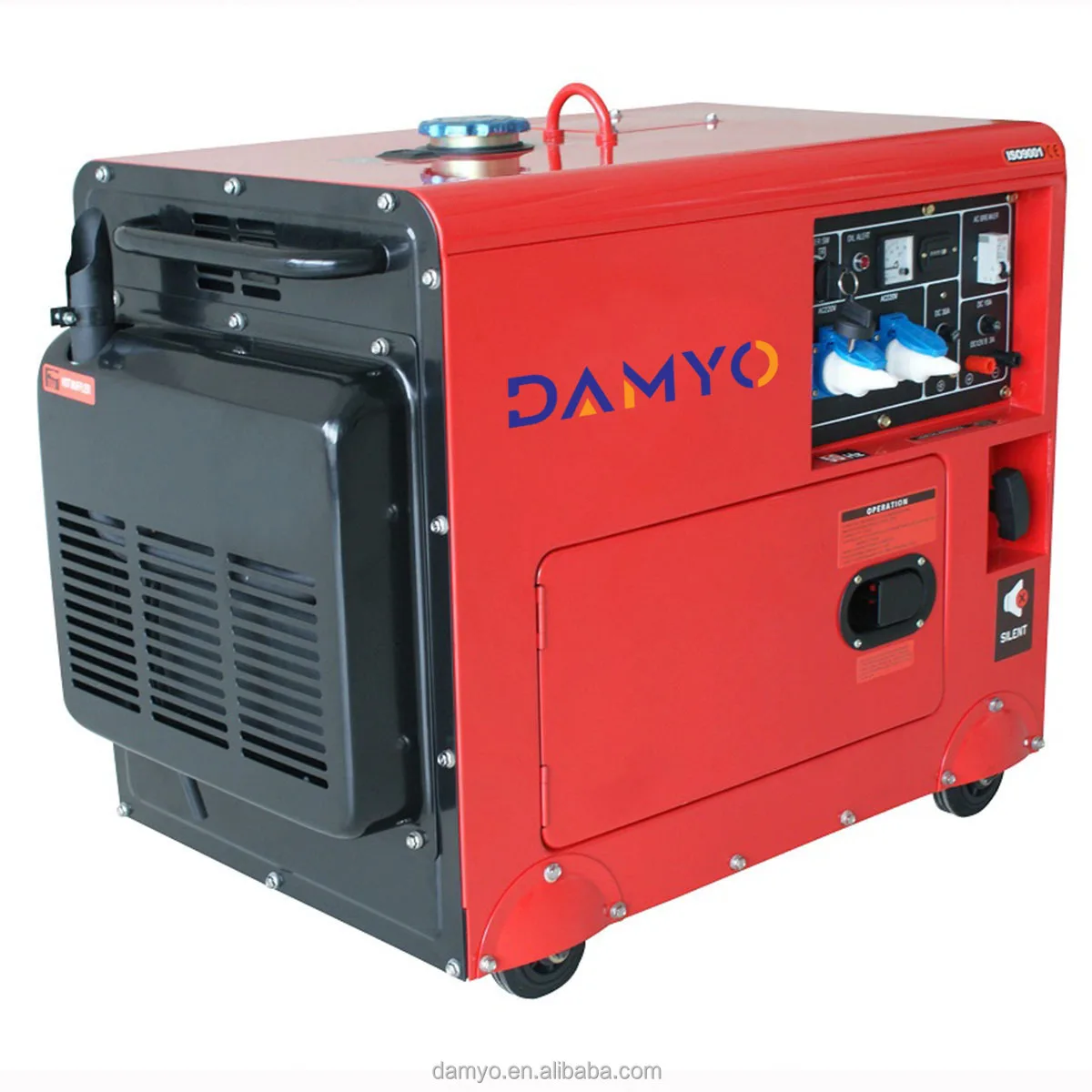 

canopy with circular arc angle heavy duty 2kw 3kw 4kw 5kw silent air cooled dies el generator set