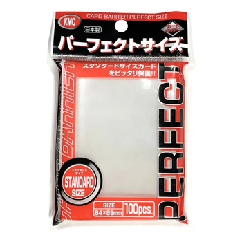 Transparent KMC Card Sleeves Trading Card Sleeve Barrier Board Game Cards Inner Protector for MTG/YGO 64x89mm 1