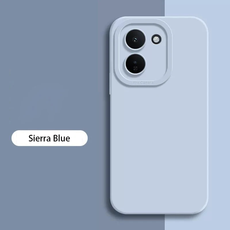 Original Square Soft Liquid Silicone Phone Case with Angel Eyes Design