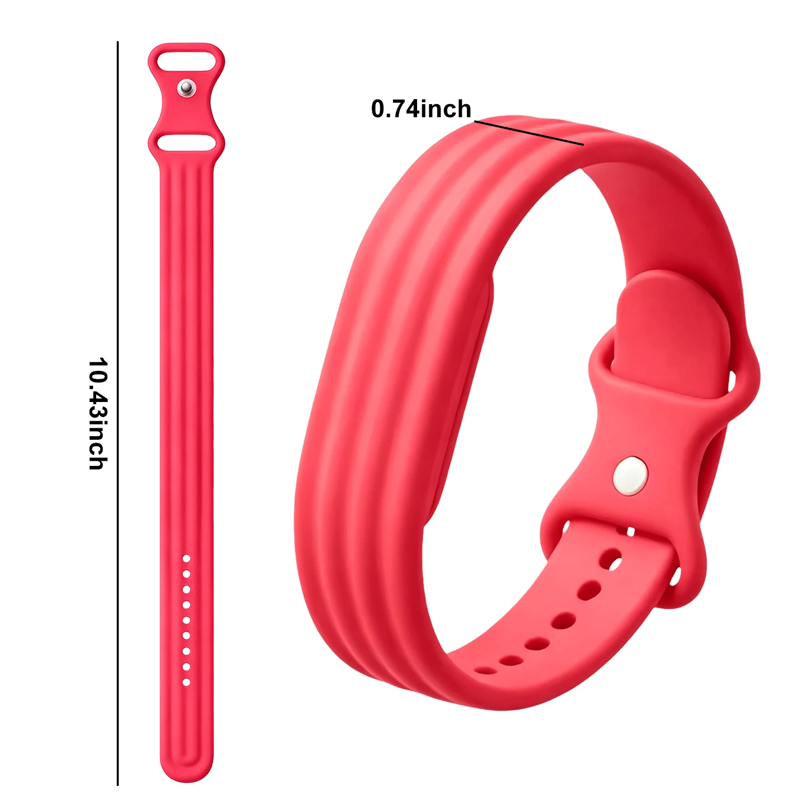 Silicone Strap Lightweight Screenless Activity Tracker Wristband for Fitness and Outdoor Activities