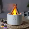 250ml Bonfire Aromatherapy Essential Oil Diffuser 7 Colors Night Light Auto Shut-Off Humidifier with Remote Control for Home 1