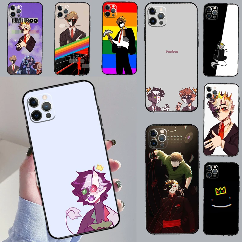 Чехол Dream Smp Ranboo для iPhone 11 12 13 14 15 Pro XS Max XR X 8 7 Plus 12 13 Mini SE 2020, чехол для телефона