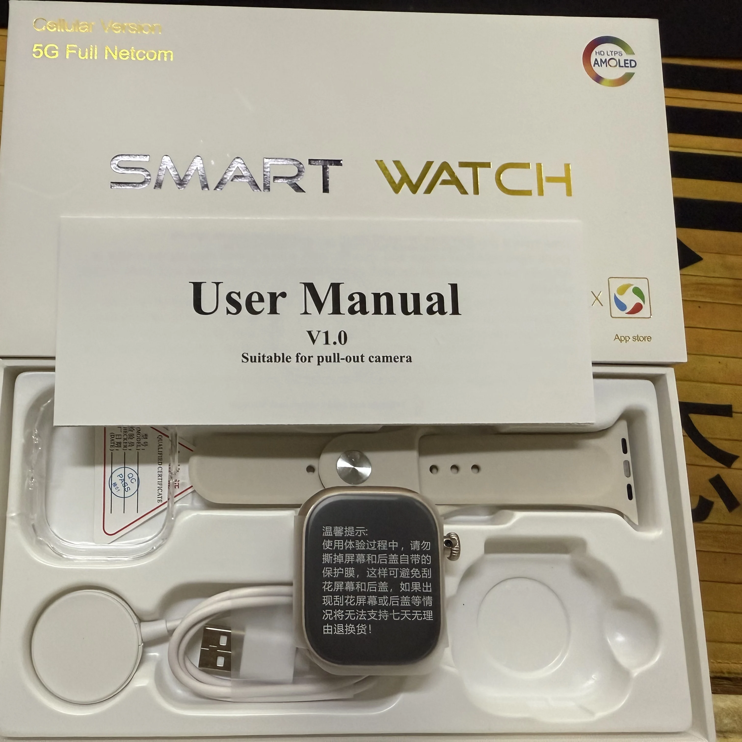 VP29 Pro 5G LTE Smartwatch Touch ID WIFI GPS NFC Smart Watch Men Women With 180° Roatting Camera 4G/5G Sim Card Slot Video Call 3