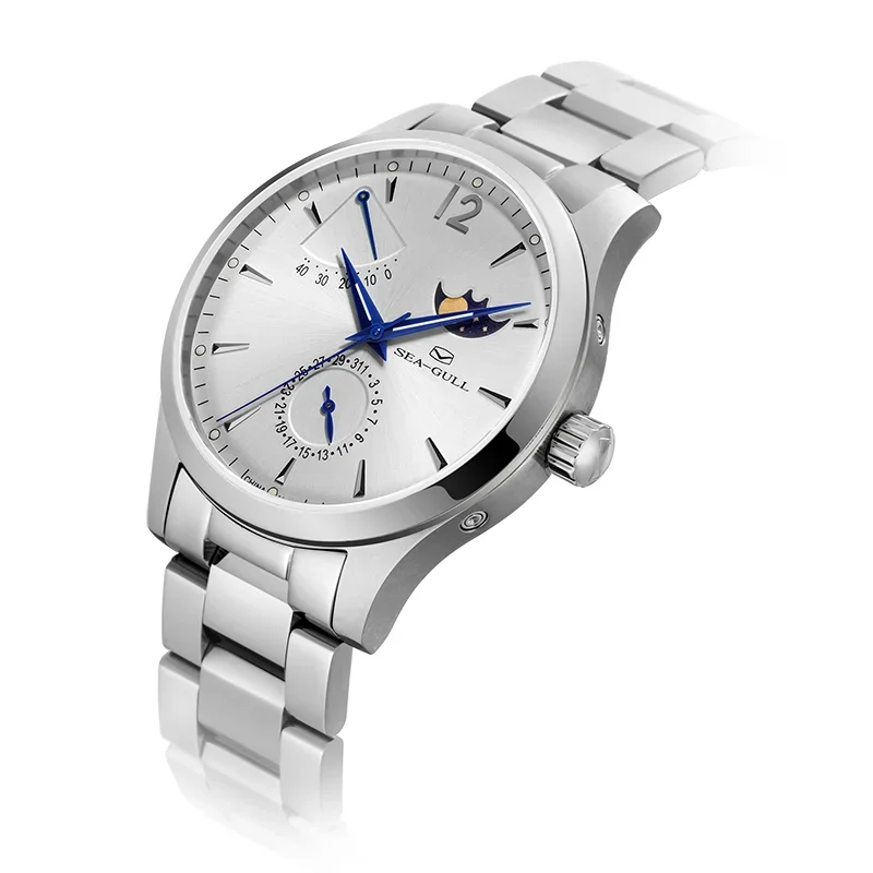 Seagull Men's Automatic Mechanical Watch Luxury 40.5mm Business Waterproof Wristwatch ST21 Movement reloj hombre 816.423