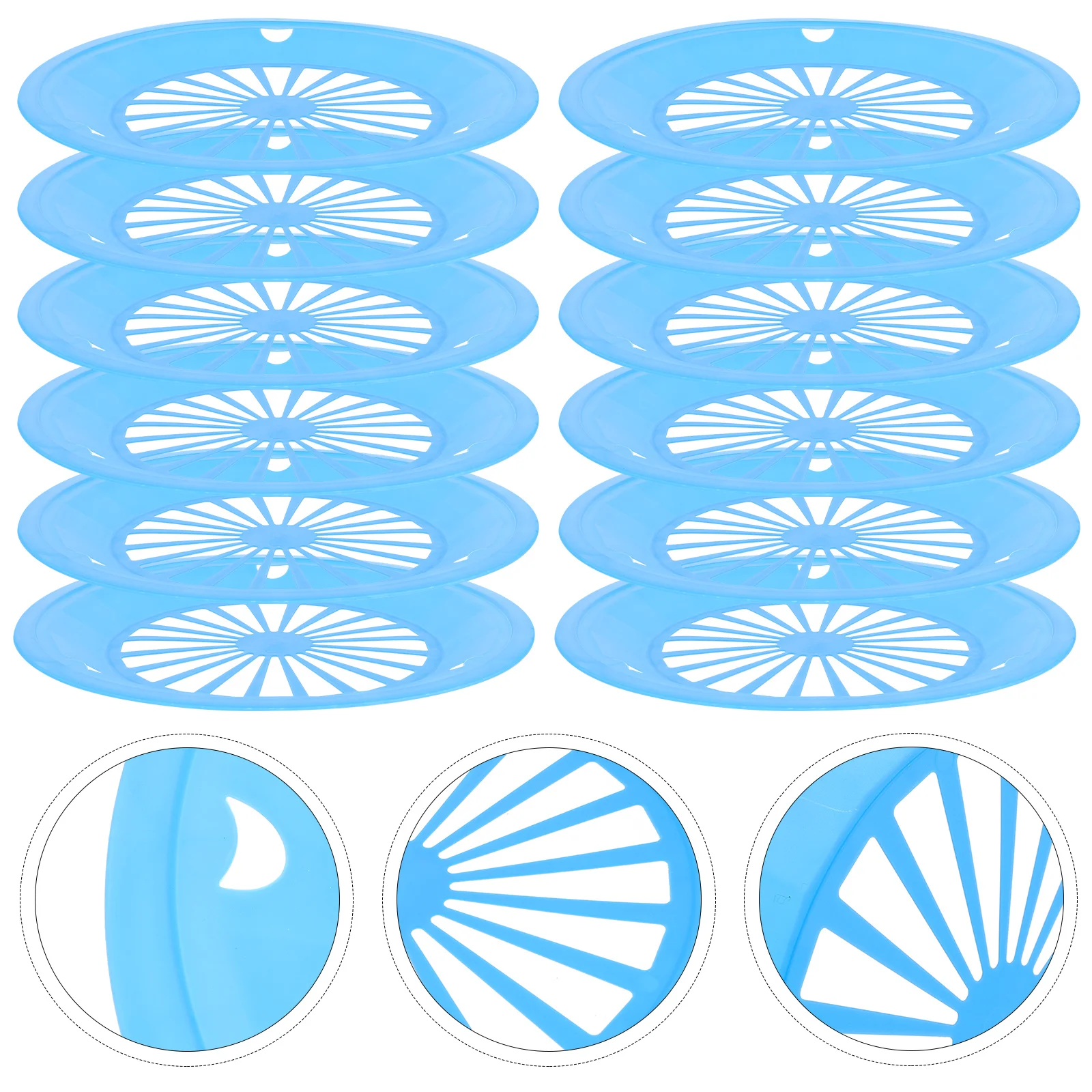 

Grill Plate Picnic Tray Plastic Dinner Plates BBQ Supplies Accessories Barbecue Paper