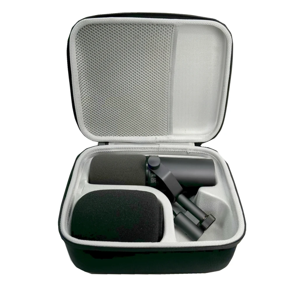 Custodia Portatile Custodia Antigraffio Compatibile Per Shure Sm7B/Mv7/Mv7X Microfono Dinamico Vocale Podcast