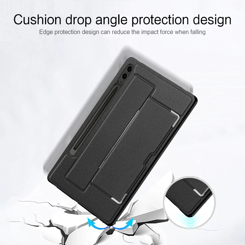 Enhanced Tablet Stand Case with Shell Back Cover, 14.6 to 12.4