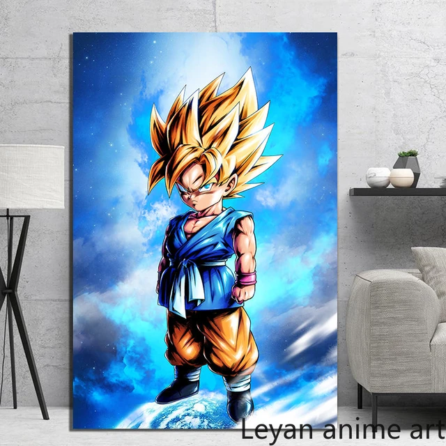 Dragon Ball Z Goku Fight wall decals stickers mural home decor for