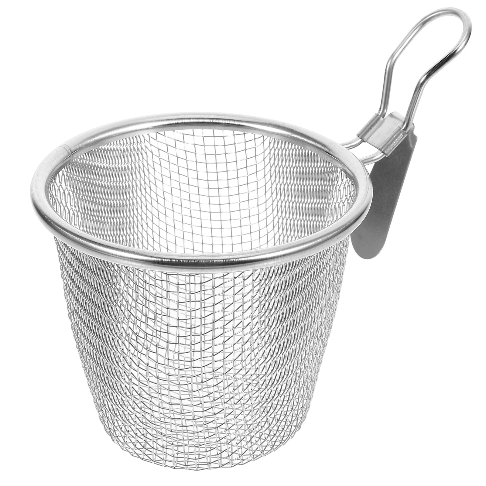 

Household Mesh Strainer Stainless Noodle Strainer Stainless Mesh Strainer Household Noodle and Pasta Basket Cooking Accessory