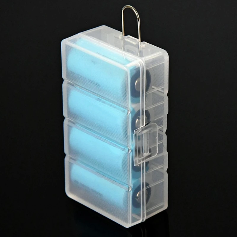 CR123 16340 Battery Case Durability Portable AntiShock Storage Box for 16340/CR123 Battery Holder for Travel Outdoor Use