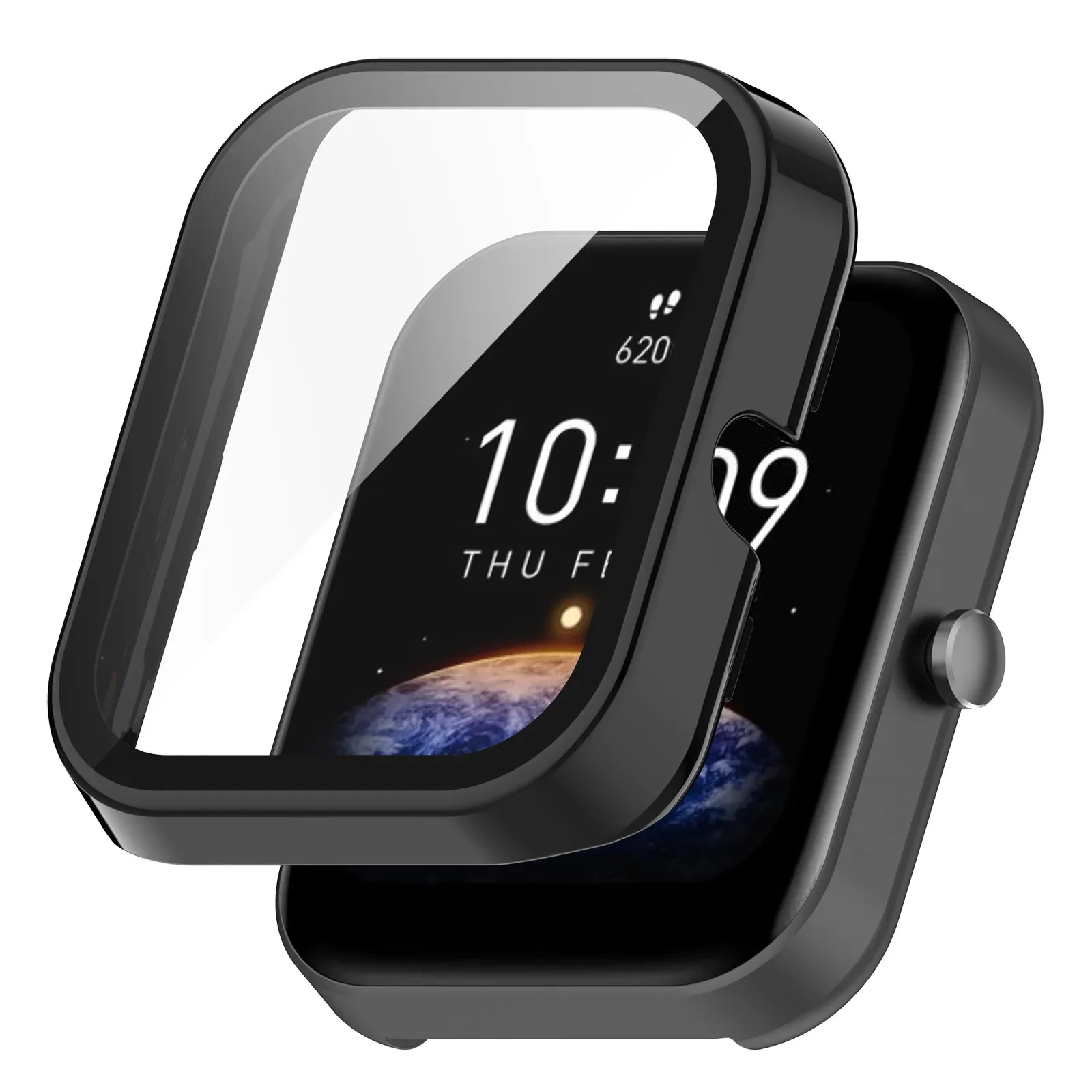 Amazfit Bip 3 Pro Smartwatch Protective Screen Cover and Bumper Shell