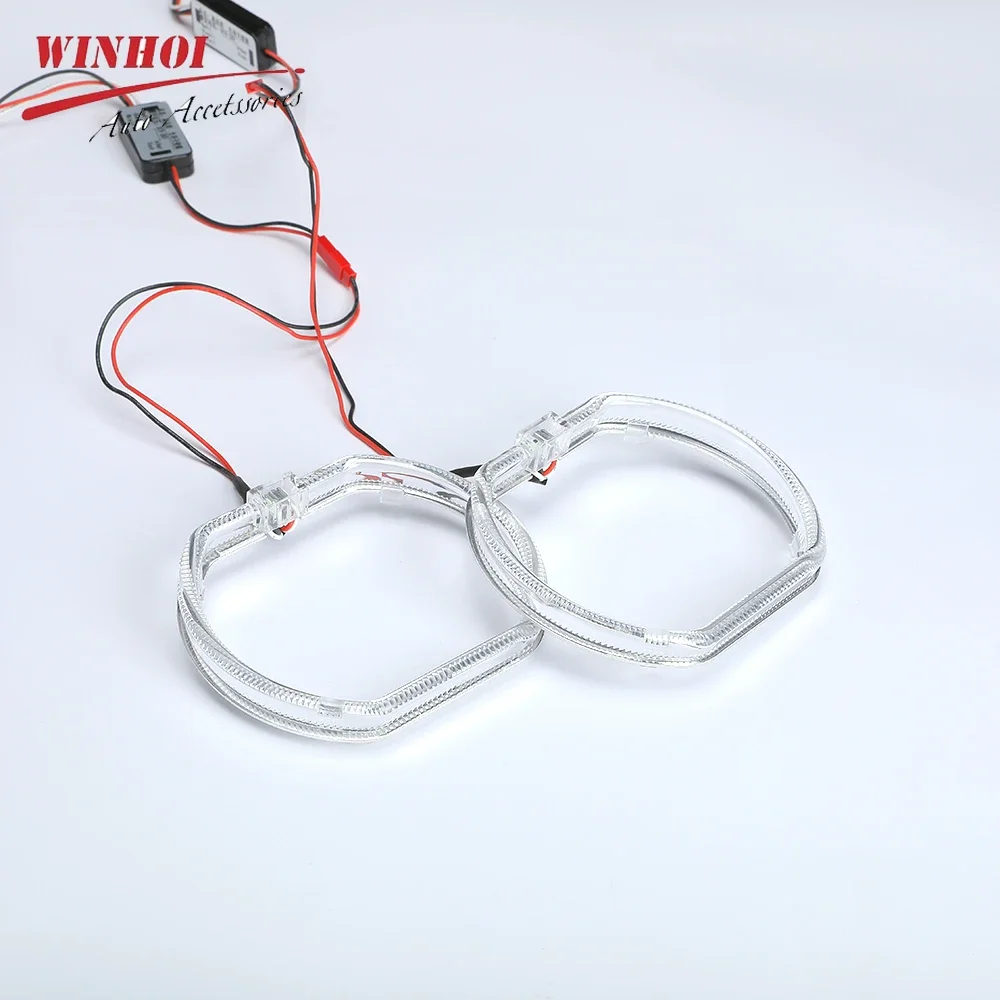 2 Fari Angel Eyes LED Per BMW Serie 3 - 12W, 6000K, Bianco, Plug & Play - Foto 8