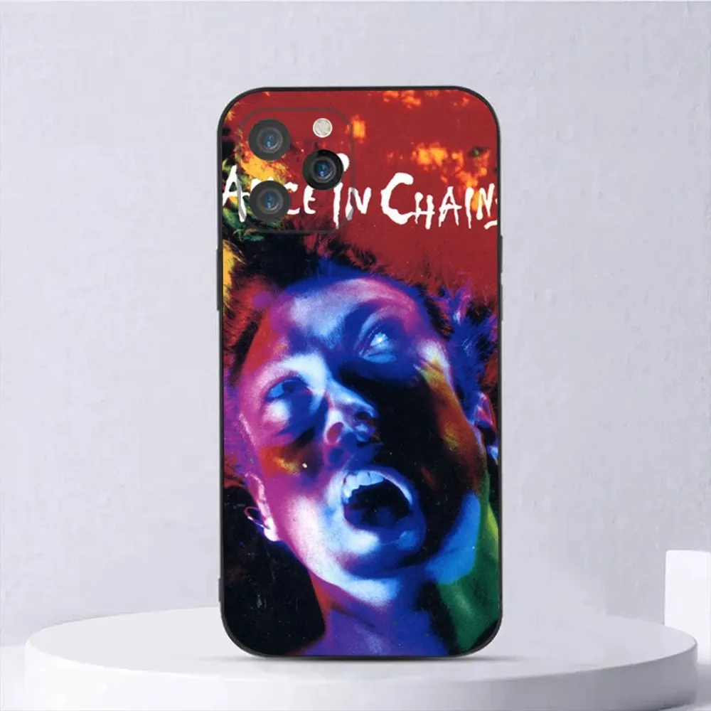 Alice In Chains Soft Silicone Black Phone Case Cover