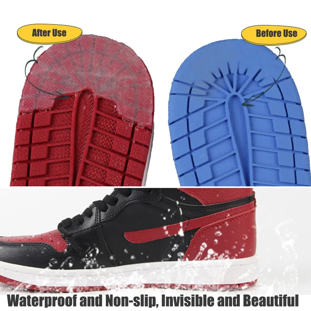 Shoe Protector 1Pair Wear-resistant Outsole For Sneakers Men Anti-Slip Self-Adhesive Rubber Sole Sports Shoes Patch