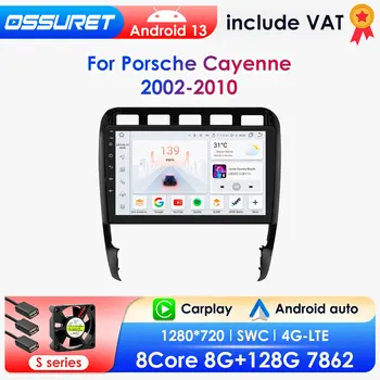 2 DIN auto radio za Porsche Cayenne 1 9PA 2002-2010 1
