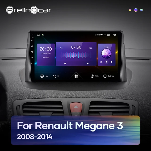Android 12.0 Player For Renault Megane 3 2008-2014 2011-2016 Years