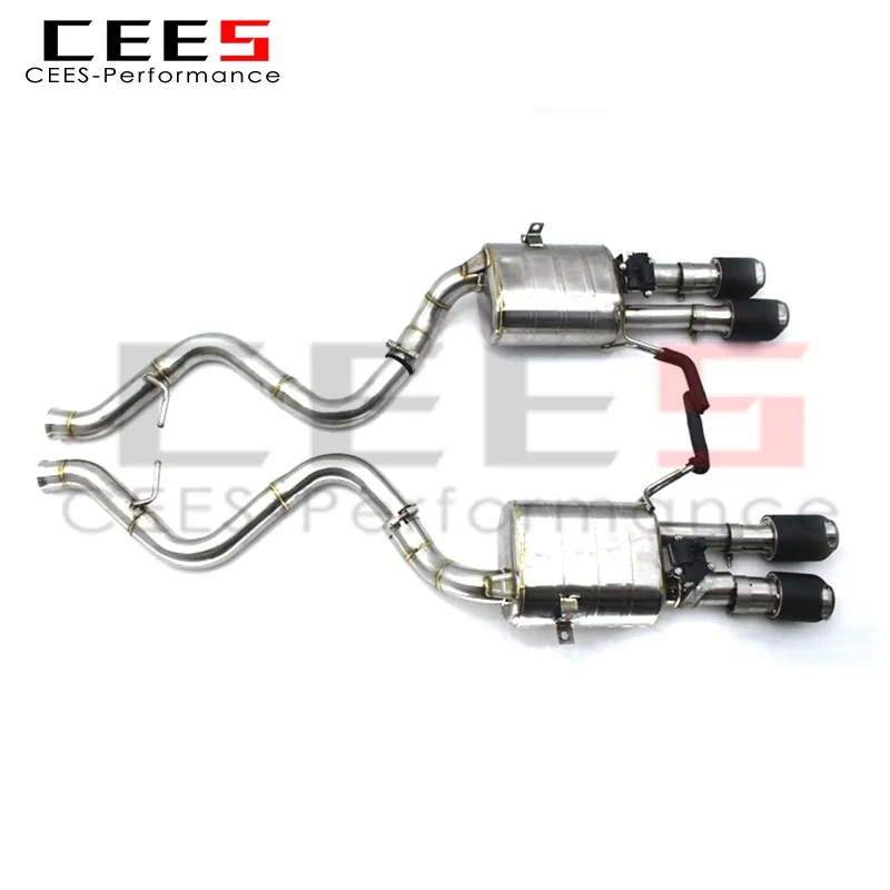 

CEES ось выхлопной трубы для BMW E92 4.0L 2008-2013 нержавеющая сталь Выхлопной Клапан выхлопной трубы выхлопная система