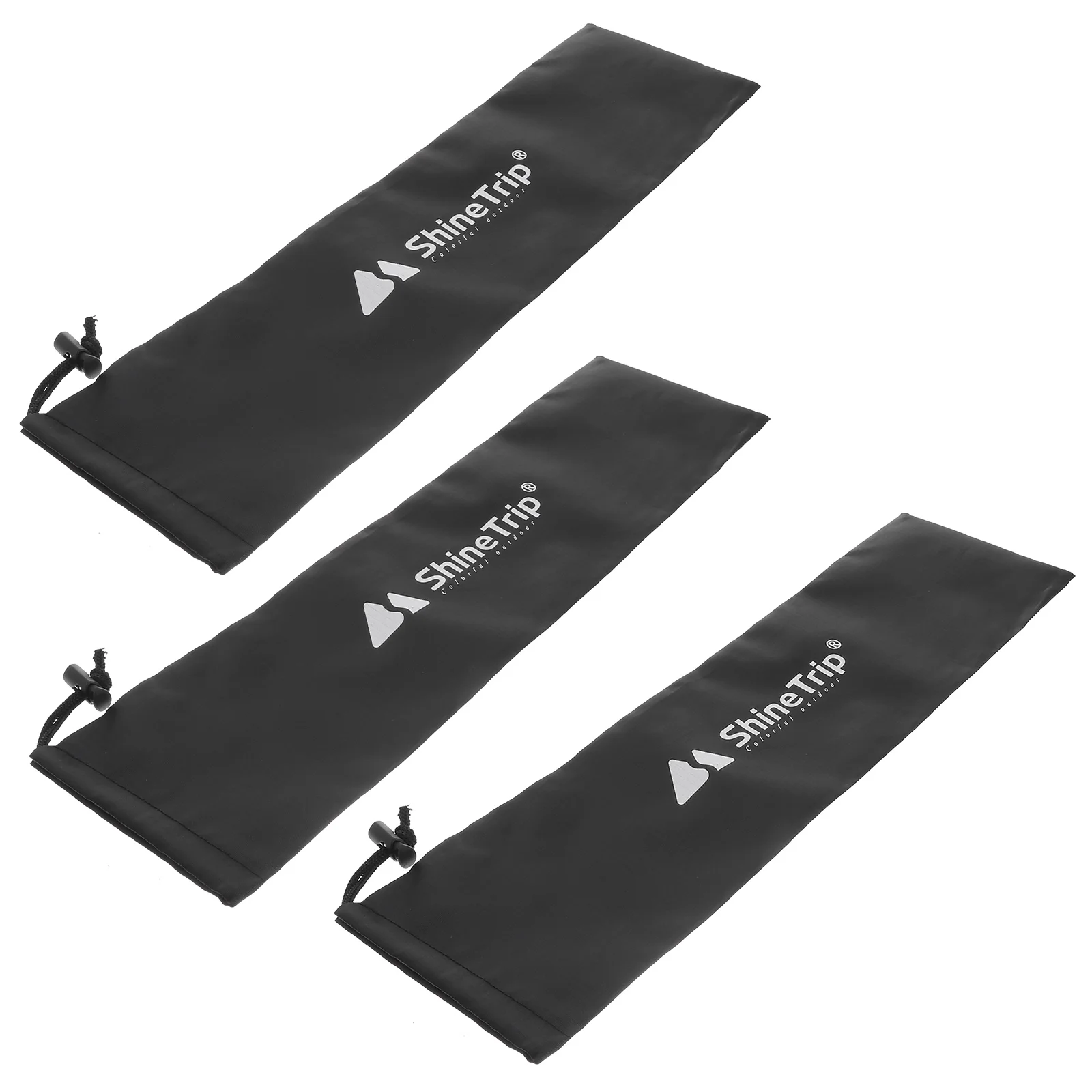 

3 PCS Tent Pole Bag Practical Package Outdoor Teepee Tote Insert Organizer Clothesline Storage