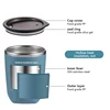 Thermal Mug Beer Cups 300Ml Stainless Steel Thermos For Tea Coffee Water Bottle Vacuum Insulated Leakproof With Lids Drinkware 5