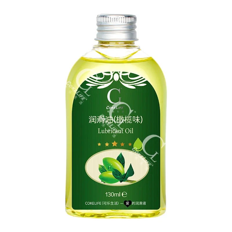 300ml Olive Flavor Sex Lubricant Human Body Massage Vaginal Lubricant Oil Couples Flirting Sexual Lube Water-Based Lube Anal Sex
