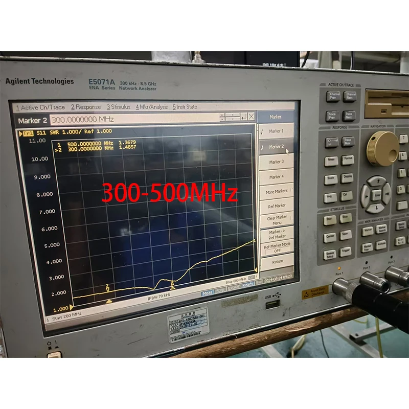 200-300MHz 300-400MHz 400-500MHz 500-600MHz 300-500 야외 방수 유리섬유 안테나 N 공공 간섭 모듈 안테나