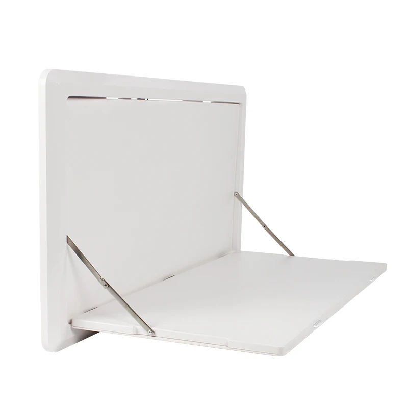 Outdoor Lighted Folding Plastic External tilt Dining Table Shelf With lock apply to motorhome caravan accessories