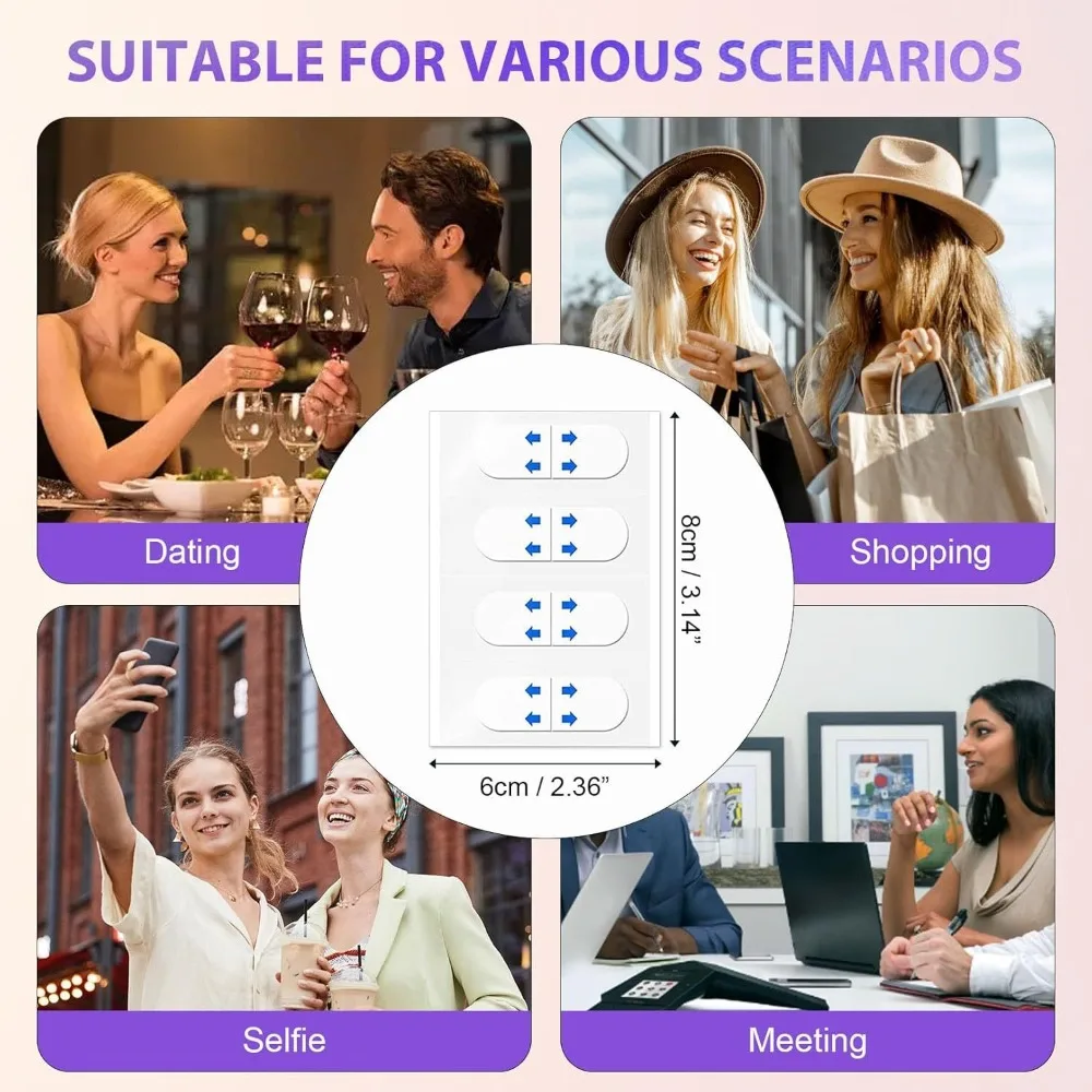 50개/100개 핫 방수 페이스 리프트 테이프 투명 접착 테이프 리프팅 페이스 스티커 투명 메이크업 테이프 주름 방지