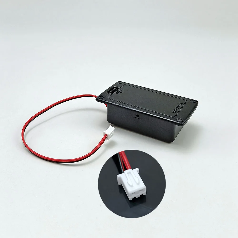 Gitarrenteile 9V Batteriegehäuse Halter Abdeckbox für Akustikgitarre Bass Pickup Schwarz von 1 Stück – Detail 23