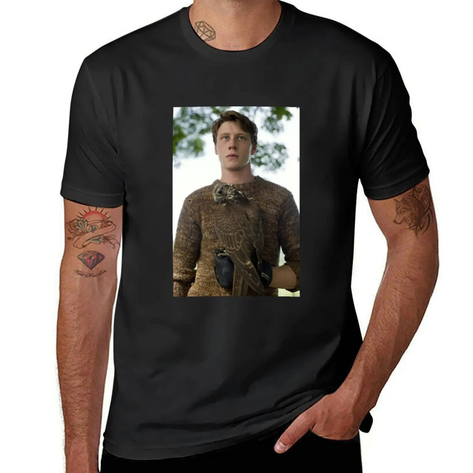 

George Mackay How I Live Now T-Shirt summer tops for a boy tops boys animal print black t shirts for men