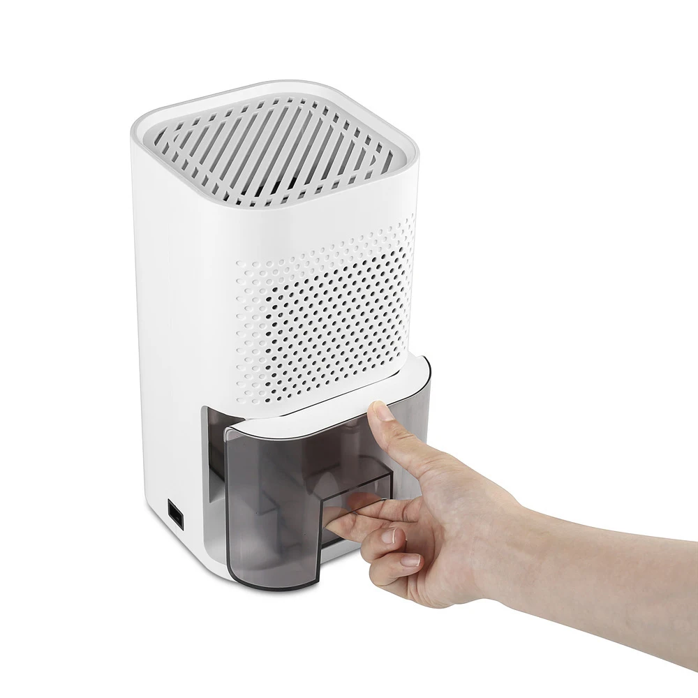 Small Quiet 850ml Portable Electric Dehumidifier for Damp Home, Room, Bedroom, Bathroom Wardrobe, Basement, Office