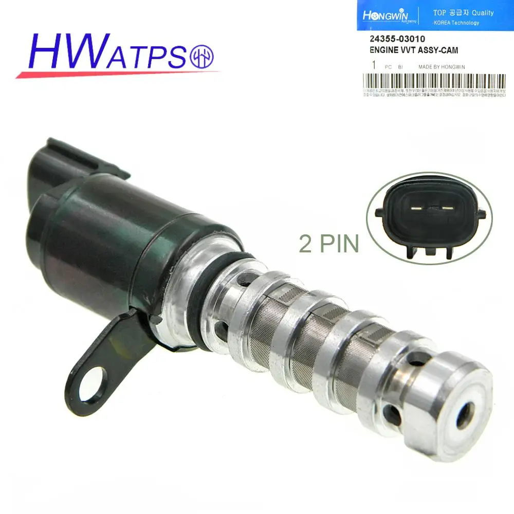 Variable Valve Timing (VVT) Solenoid - Intake Side For 2007-2012 Hyundai & Kia Models, Replaces OEM 24355-2G000 - View #3