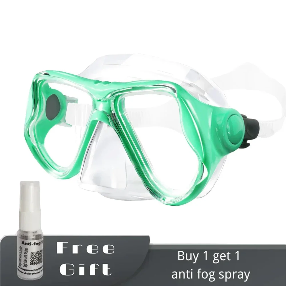 Nearsighted Myopia Diving Mask Dive Swimming Glasses Resin Plastic Lens, Googles Silicone Short-sighted Reading
