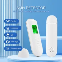 Skin Tester Face Skin Moisture&Oil Content Skin Analyzer Skin Water Cheek Elastic Skin Age Test Meter Fluorescent Agent Detector 2
