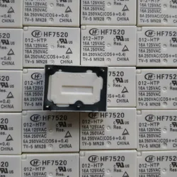 10PCS 100% New Relay HF7520 005-HTP  HF7520 012-HTP HF7520 024-HTP  HF7520-012-HTP HF7520-009-HTP HF7520 012 HTP 4PIN 16A 9V 12V