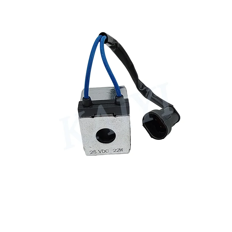 

For XGMA XG815/821/822 Pilot Traveling Fast/Slow Electromagnetic Valve Coil High Quality 24V Excavator Accessories