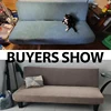 Waterproof Sofa Bed Cover For Living Room Folding Armless Sofa Couch Cover Stretch Thick Couch Covers Armchair Cover Protector 2