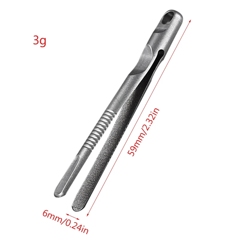 Tweezers Durable for Titanium Alloy Tweezers TC4 Survival Tool for Camping Hiking Home Outdoor Tra Q84D