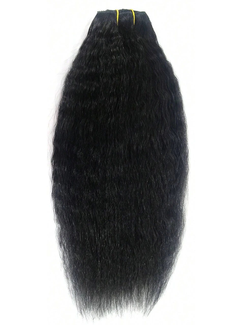 Kinky Straight Clip In Human Hair Extensions 8Pcs/Pack Full Head For Black Women Brazilian Clip in Hair Extension Human Hair 2