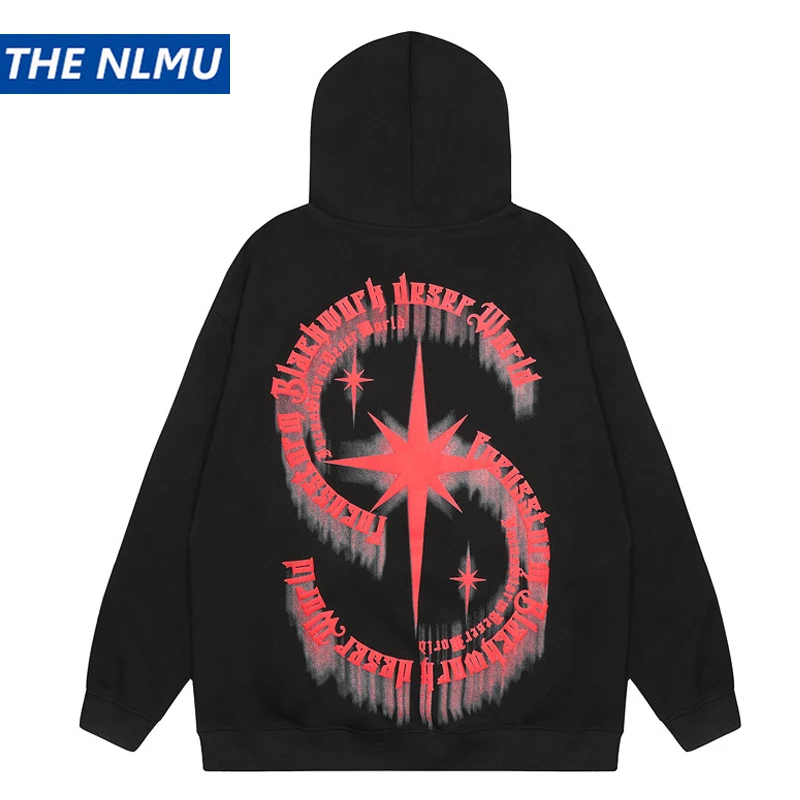 

Men Fashion Hoodie Sweatshirt Streetwear 2023 Autumn Letter Graphic Hoodies Harajuku Pullover Hip Hop Y2K Clothing