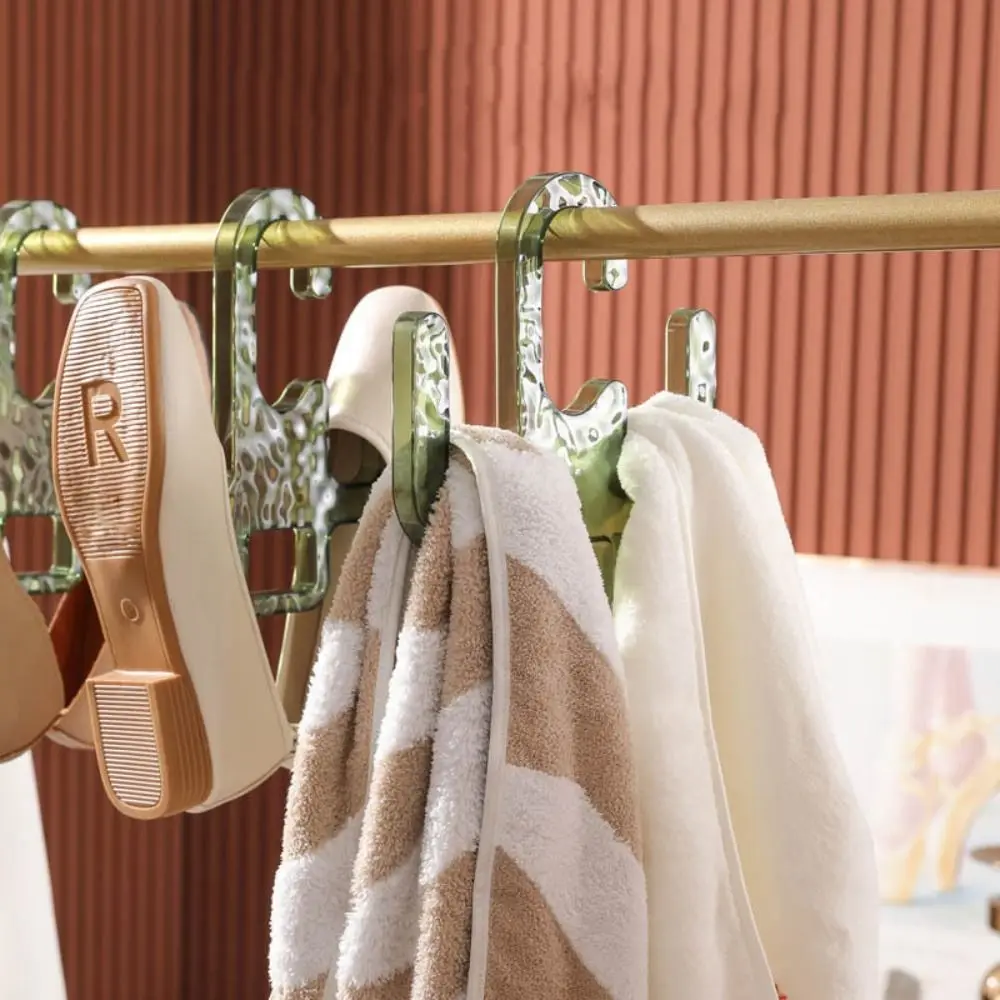 2Pcs Multifunction Balcony Shoes Drying Rack Holder Ties Socks Hat Cap Bra Drying Shoes Hanger Hanging Shelf Organizer 1