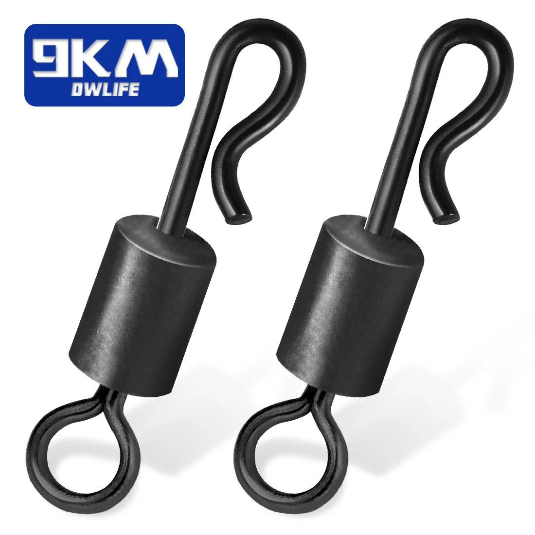 CarpTerminalFishingTackle3060PcsQShapedFishingSwivelSnap