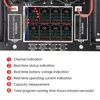 8-Channel 21700 18650 Lithium Battery Auto Charge/Discharge Tester Capacity Internal Resistance Tester 2.4-in Color Screen DC 5V 4