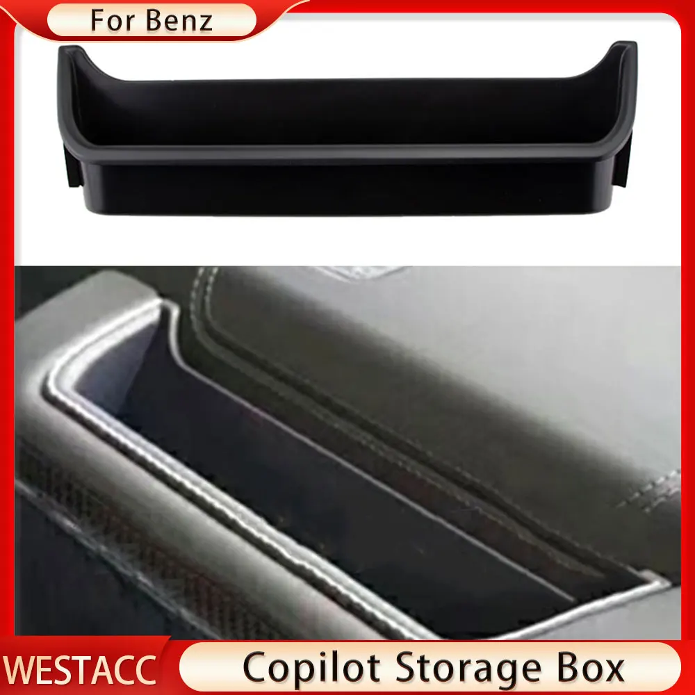 Abs Car Copilot Seat Storage Box Per Mercedes Benz Classe G W463 Wagon G500 G55 G63 Contenitore Vassoio Custodia Organizer Accessori