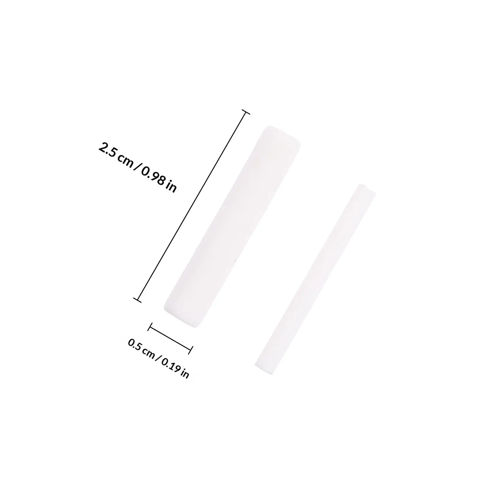 100Pcs 전기 지우개 리필 코어 고무 팁 학생들이 그리는 그림에 필수적인 전기 지우개 코어